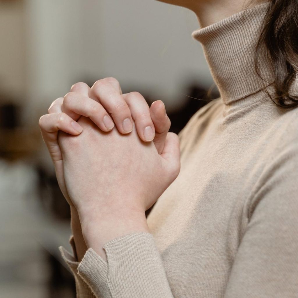 Woman praying