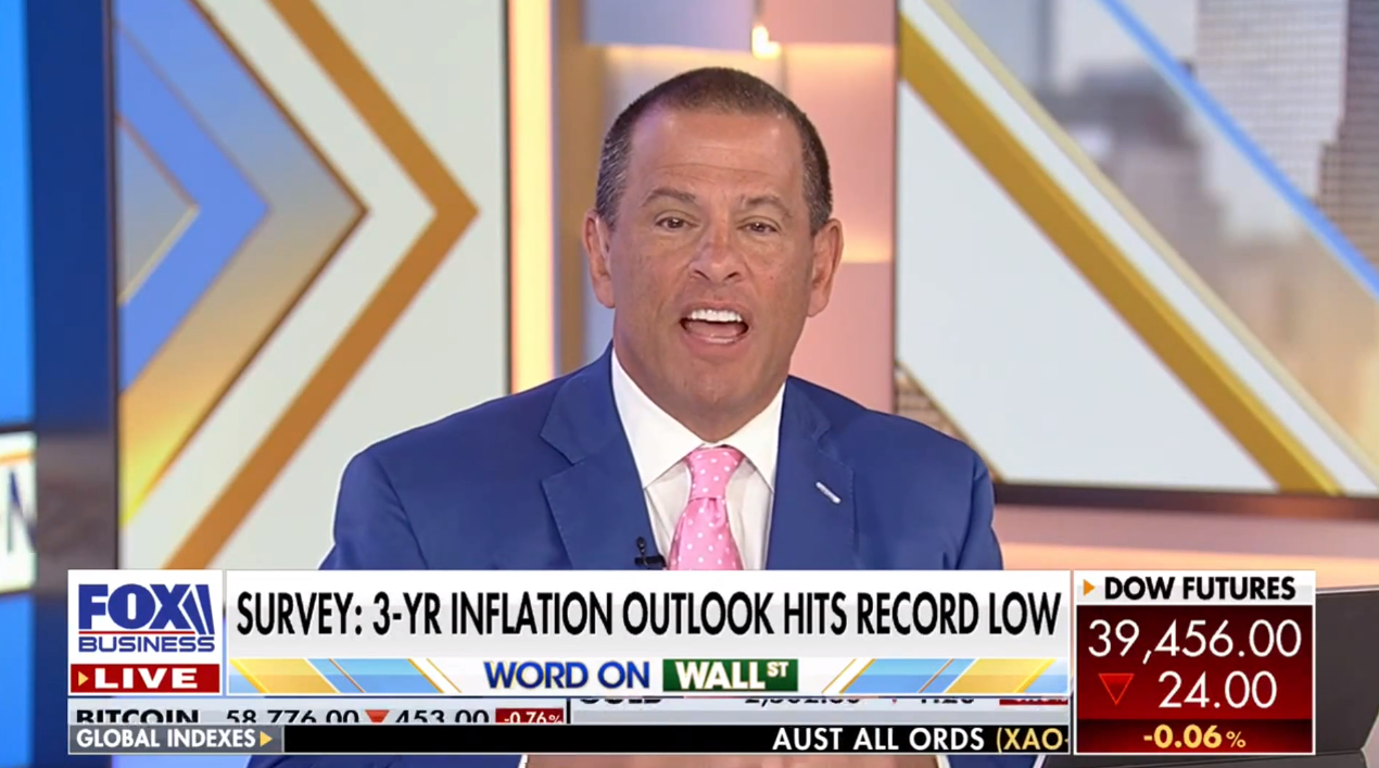 Fox Business 8-13-24 Chris McMahon inflation survey results