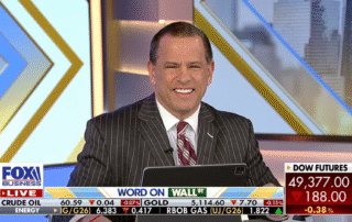 Chris McMahon appearing on Fox Business News