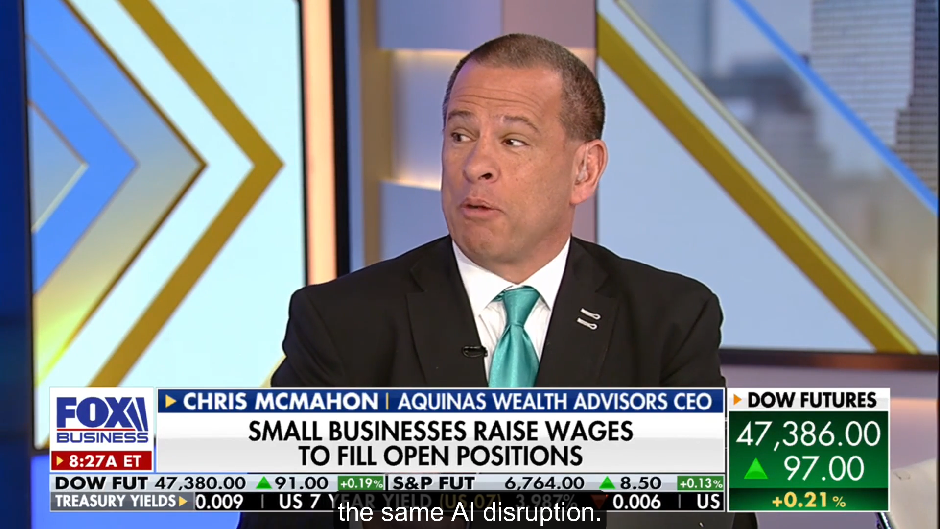 Chris McMahon on Mornings with Maria